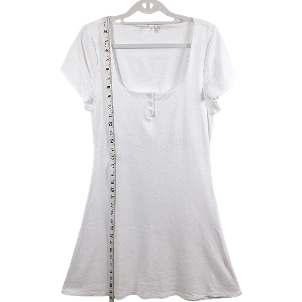 Skin Organic White Cotton Nightdress – Size 2 (Made in Peru) - Picture 10 of 11